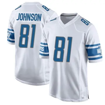 White Men's Calvin Johnson Detroit Lions Elite Vapor Untouchable Jersey