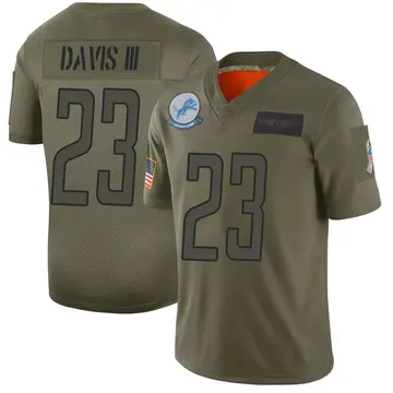 Men's Carlton Davis III Detroit Lions Limited Camo 2019 Salute to Service Jersey