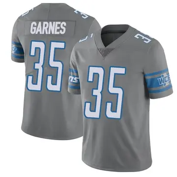 Men's Chelen Garnes Detroit Lions Limited Color Rush Steel Vapor Untouchable Jersey