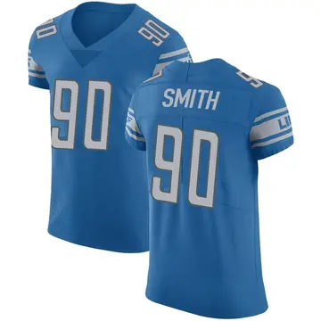 Men's Chris Smith Detroit Lions Elite Blue Team Color Vapor Untouchable Jersey