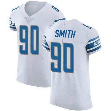 Men's Chris Smith Detroit Lions Elite White Vapor Untouchable Jersey