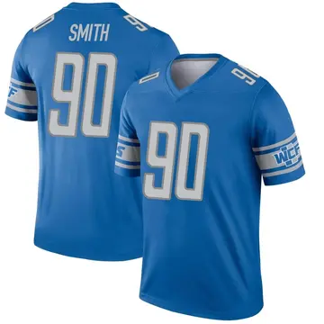 Men's Chris Smith Detroit Lions Legend Blue Jersey