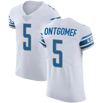 Men's David Montgomery Detroit Lions Elite White Vapor Untouchable Jersey