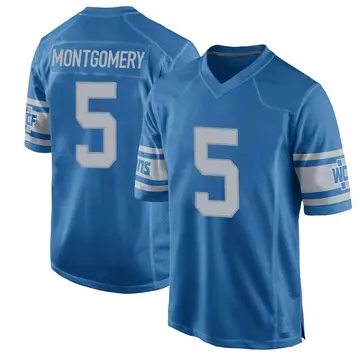 Nike Brady Breeze Detroit Lions Game Blue Throwback Vapor Untouchable Jersey  - Men's