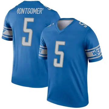 Men's David Montgomery Detroit Lions Legend Blue Jersey