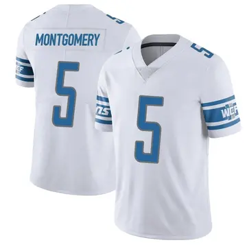 Men's David Montgomery Detroit Lions Limited White Vapor Untouchable Jersey