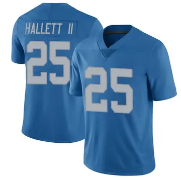 Men's Erick Hallett II Detroit Lions Limited Blue Throwback Vapor Untouchable Jersey