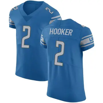 Men's Hendon Hooker Detroit Lions Elite Blue Team Color Vapor Untouchable Jersey