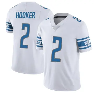 Men's Hendon Hooker Detroit Lions Limited White Vapor Untouchable Jersey