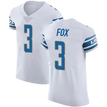 Men's Nike Jack Fox Blue Detroit Lions Game Jersey