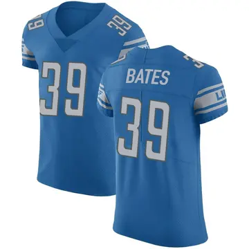 Men's Jake Bates Detroit Lions Elite Blue Team Color Vapor Untouchable Jersey