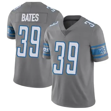 Men's Jake Bates Detroit Lions Limited Color Rush Steel Vapor Untouchable Jersey