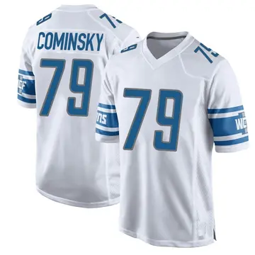 Quinton Bohanna Men's Nike Gray Detroit Lions Alternate Custom Game Jersey Size: Extra Large