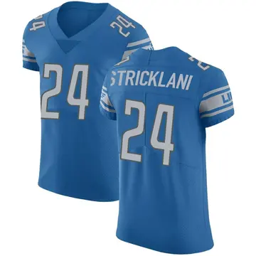 Men's Loren Strickland Detroit Lions Elite Blue Team Color Vapor Untouchable Jersey