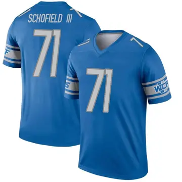 Men's Michael Schofield III Detroit Lions Legend Blue Jersey