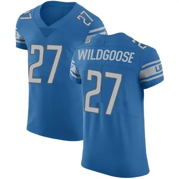 Men's Rachad Wildgoose Detroit Lions Elite Blue Team Color Vapor Untouchable Jersey