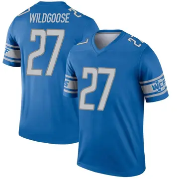 Men's Rachad Wildgoose Detroit Lions Legend Blue Jersey