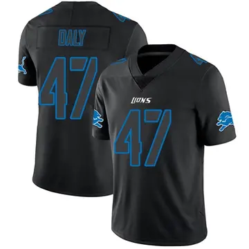 Nike Penei Sewell Detroit Lions Limited Black Reflective Jersey - Youth