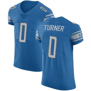 Men's Zeke Turner Detroit Lions Elite Blue Team Color Vapor Untouchable Jersey