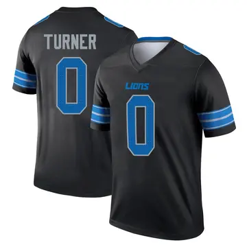 Men's Zeke Turner Detroit Lions Legend Black Jersey