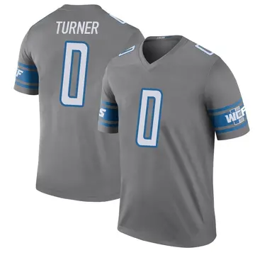 Men's Zeke Turner Detroit Lions Legend Color Rush Steel Jersey