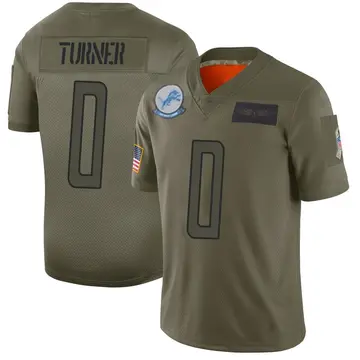 Men's Zeke Turner Detroit Lions Limited Camo 2019 Salute to Service Jersey