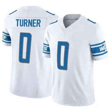 Men's Zeke Turner Detroit Lions Limited White Vapor F.U.S.E. Jersey