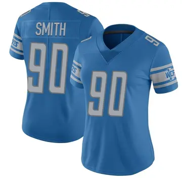 Women's Chris Smith Detroit Lions Limited Blue Team Color Vapor Untouchable Jersey