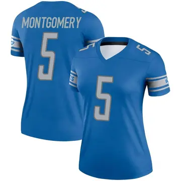 Women's David Montgomery Detroit Lions Legend Blue Jersey