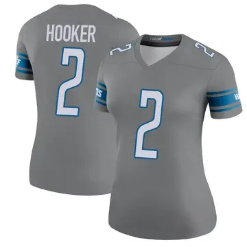 Women's Hendon Hooker Detroit Lions Legend Color Rush Steel Jersey