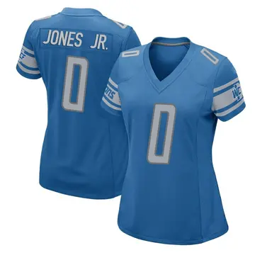 Women's Marvin Jones Jr. Detroit Lions Game Blue Team Color Jersey