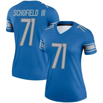 Women's Michael Schofield III Detroit Lions Legend Blue Jersey