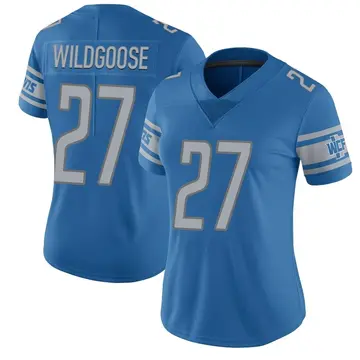 Women's Rachad Wildgoose Detroit Lions Limited Blue Team Color Vapor Untouchable Jersey