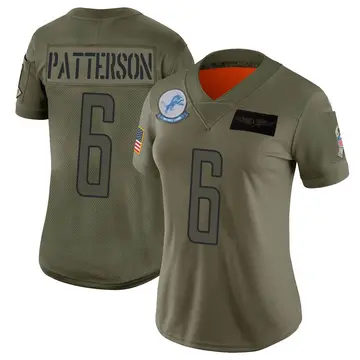 Women's Riley Patterson Detroit Lions Limited Camo 2019 Salute to