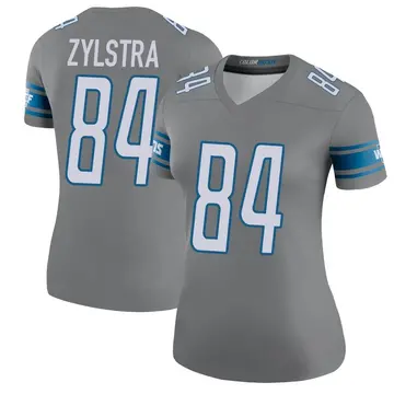 Women's Shane Zylstra Detroit Lions Legend Color Rush Steel Jersey