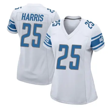 Detroit Lions Will Harris Blue Throwback Game Jersey - Dingeas