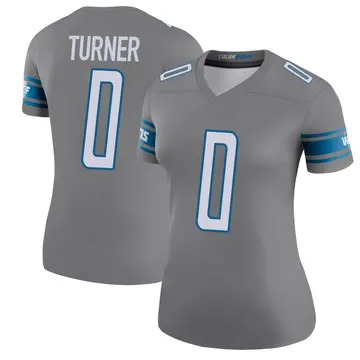 Women's Zeke Turner Detroit Lions Legend Color Rush Steel Jersey