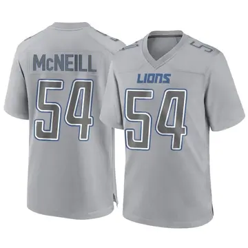 Alim McNeill Detroit Lions Men's Black Name & Number Logo T-Shirt 