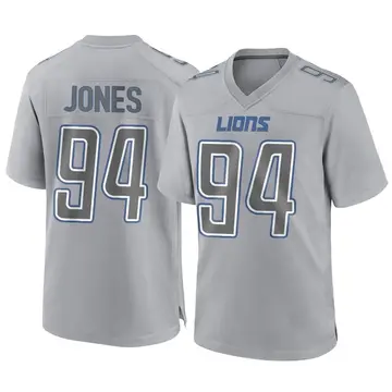 Benito Jones Men's Nike Blue Detroit Lions Custom Game Jersey Size: Small