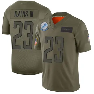 Youth Carlton Davis III Detroit Lions Limited Camo 2019 Salute to Service Jersey