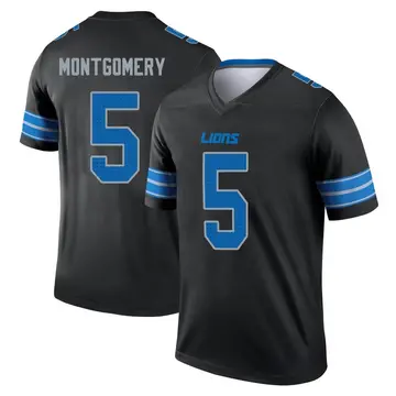 Youth David Montgomery Detroit Lions Legend Black Jersey