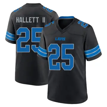 Youth Erick Hallett II Detroit Lions Game Black Alternate 2nd Jersey