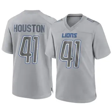 Men's Nike James Houston Blue Detroit Lions Game Jersey