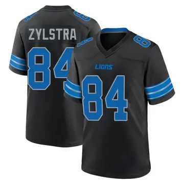 Youth Shane Zylstra Detroit Lions Game Black Alternate 2nd Jersey